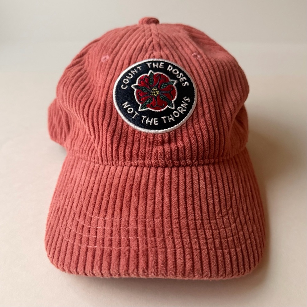 Rowing Blazers - Pink Corduroy Cap with Embroidered Patch